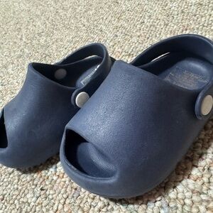 Koala Kids Navy Blue Slip-On Clog Sandals with Back Strap